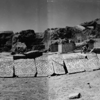 Marble dadoes, 1960 ©Italian Archaeological Mission in Afghanistan