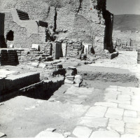 West area of courtyard, view from south, 1964 ©Italian Archaeological Mission in Afghanistan