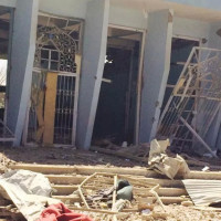 Damages in the new Islamic Museum in Ghazni, 2014