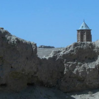 Minaret of Mas'ud III, view from palace, 2004 ©Italian Archaeological Mission in Afghanistan