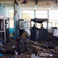 Damages in the new Islamic Museum in Ghazni, 2014