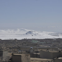 View of Tapa Sardar from the mausoleum of 'Abd al-Razzaq in Rawza, 2013 ©IsIAO archives Ghazni/Tapa Sardar Project 2014