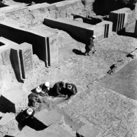 Courtyard of private apartments, 1962 ©Italian Archaeological Mission in Afghanistan