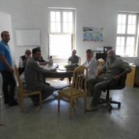 The team at the Kabul National Museum, 2013 ©IsIAO archives Ghazni/Tapa Sardar Project 2014