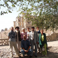 The team in front of the Kabul National Museum, 2004 ©IsIAO archives Ghazni/Tapa Sardar Project 2014