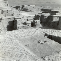 Courtyard of private area, 1959 ©Italian Archaeological Mission in Afghanistan