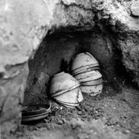 Repository with lustre-wares and other objects, 1957 ©IsIAO archives Ghazni/Tapa Sardar Project 2014