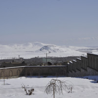 View of Tapa Sardar from the mausoleum of 'Abd al-Razzaq in Rawza, 2013 ©IsIAO archives Ghazni/Tapa Sardar Project 2014